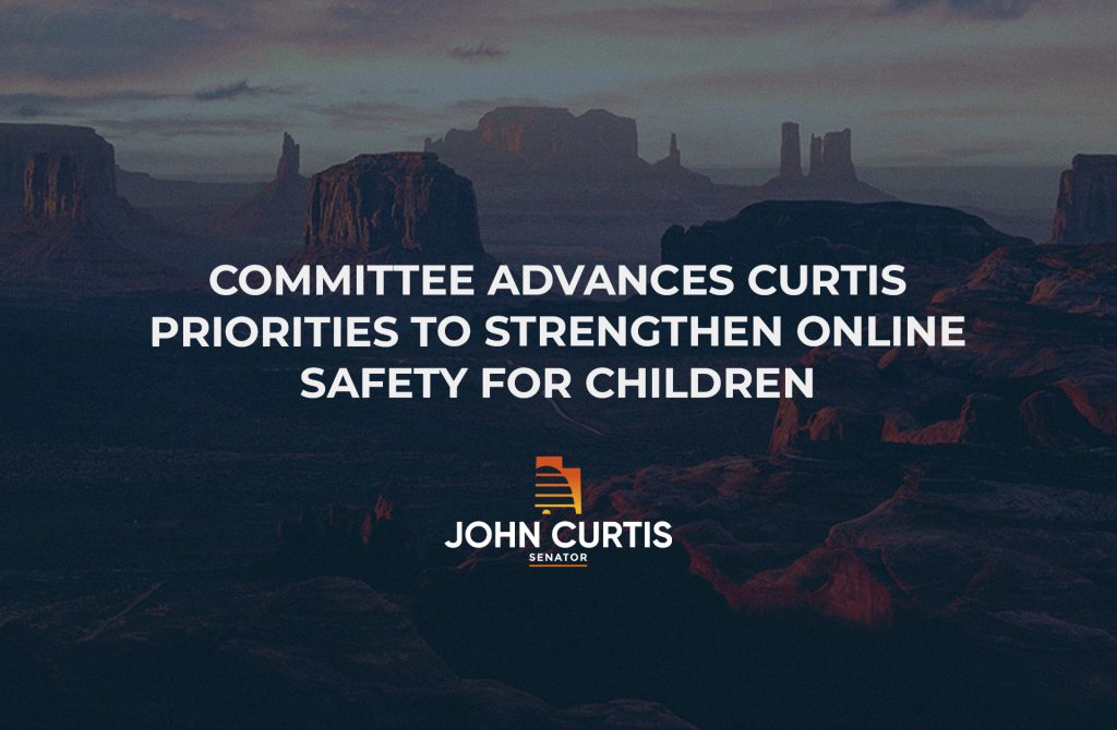 Senate Committee Advances Curtis AI Protection Bill to Floor